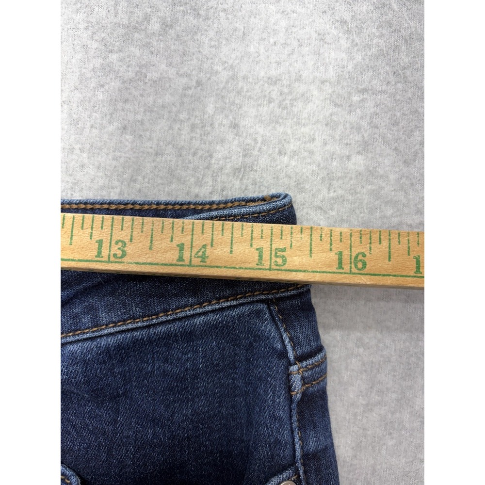 Quince Jeans Womens 31x28 Blue Bella Stretch Straight High Rise Dark Wash Denim - Picture 5 of 15
